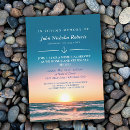 Search for sunset memorial invitations Ocean
