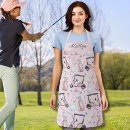 Search for balls long aprons For her