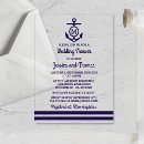 Search for nautical shower wedding invitations Navy blue