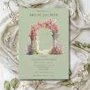 Search for ornate bridal shower invitations Sage green