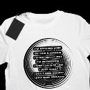 Search for lyrics tshirts Minimalist