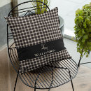 Search for black and white deer cushions Plaid