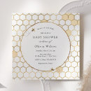 Search for golden bee invitations Vintage