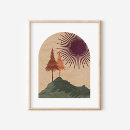 Search for minimalist landscape posters Sunset