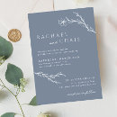 Search for steel blue invitations Rustic