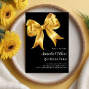Search for black gold quinceanera invitations 15 years old