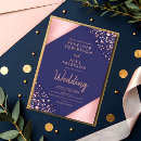 Search for rose gold geometric wedding invitations Chic