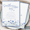 Search for something blue before i do bridal shower invitations Watercolor