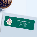 Search for cupcake return address labels Kawaii