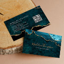 Search for black and teal business cards Beauty salon