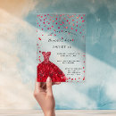 Search for hearts sweet 16 invitations Princess