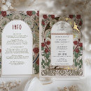 Search for red and purple wedding invitations Couple