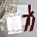 Search for burgundy and blue wedding invitations Vintage