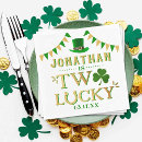 Search for st patricks day napkins Green and gold