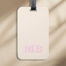 Search for initials luggage tags Minimalist
