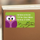 Search for cute owl return address labels Animal