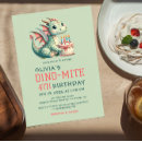 Search for dino mite party invitations Cute