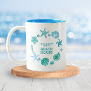 Search for beach shells mugs Blue