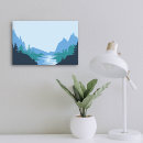 Search for minimalist landscape posters Green
