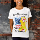 Search for supporting the troops tshirts For her