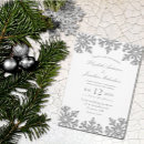 Search for grey snowflakes postcards Silver