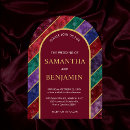 Search for jewel tone wedding invitations Burgundy