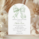 Search for sage baby shower invitations Bow