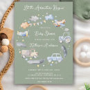 Search for transportation baby shower invitations Cute