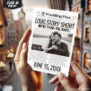 Search for long story short save the dates Black and white