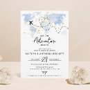 Search for blue map invitations Globe