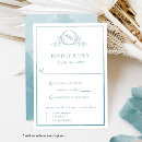 Search for turquoise rsvp cards Kindly reply