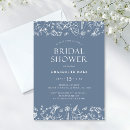 Search for periwinkle bridal shower invitations Boho