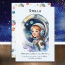 Search for rocket ship birthday cards Girl