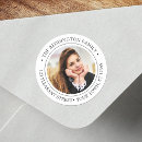 Search for graduation photo return address labels Class of 2025