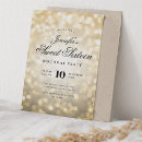 Search for formal sweet 16 invitations Gold
