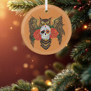 Search for skull christmas tree decorations Owl