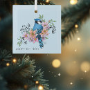 Search for blue jay christmas tree decorations Flowers