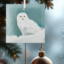 Search for snowy owl christmas tree decorations White