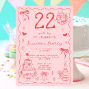 Search for 22nd birthday invitations 22 twenty two