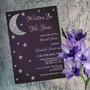 Search for stars bridal shower invitations Night sky