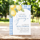 Search for mediterranean bridal shower invitations Citrus