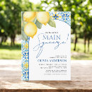 Search for mediterranean bridal shower invitations Citrus