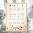 Search for wildflower wedding seating charts Rustic