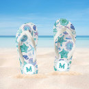 Search for starfish flipflops Watercolor