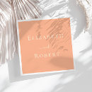 Search for peach wedding napkins Elegant