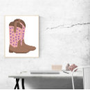 Search for western boots posters Pink