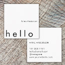 Search for large business cards Simple