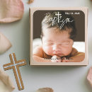 Search for modern christening stickers Script