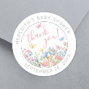 Search for cute butterfly baby showers stickers Wildflower baby shower