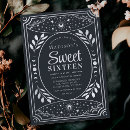 Search for gothic sweet 16 invitations Elegant